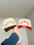 Rodeo Embroidered Hat: Natural/Royal
