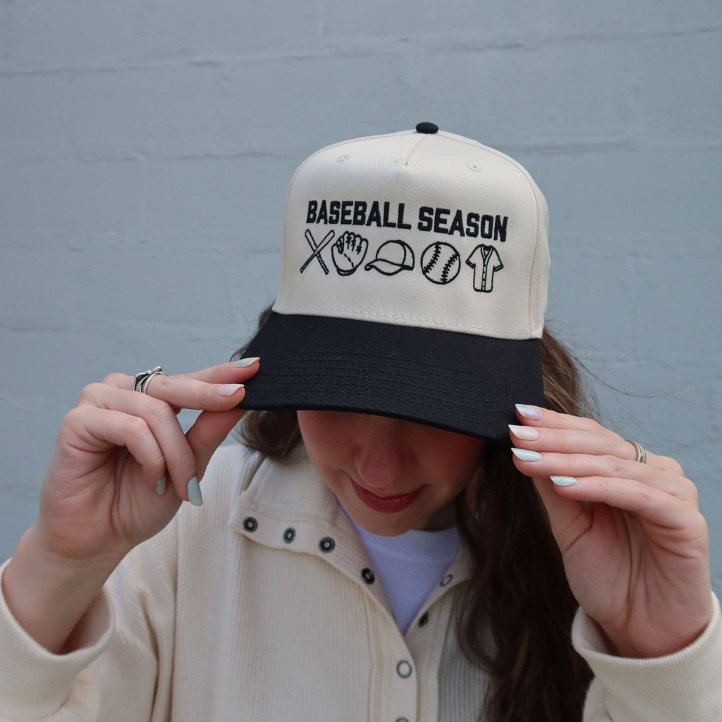 Baseball Season Charms Vintage Trucker Hat
