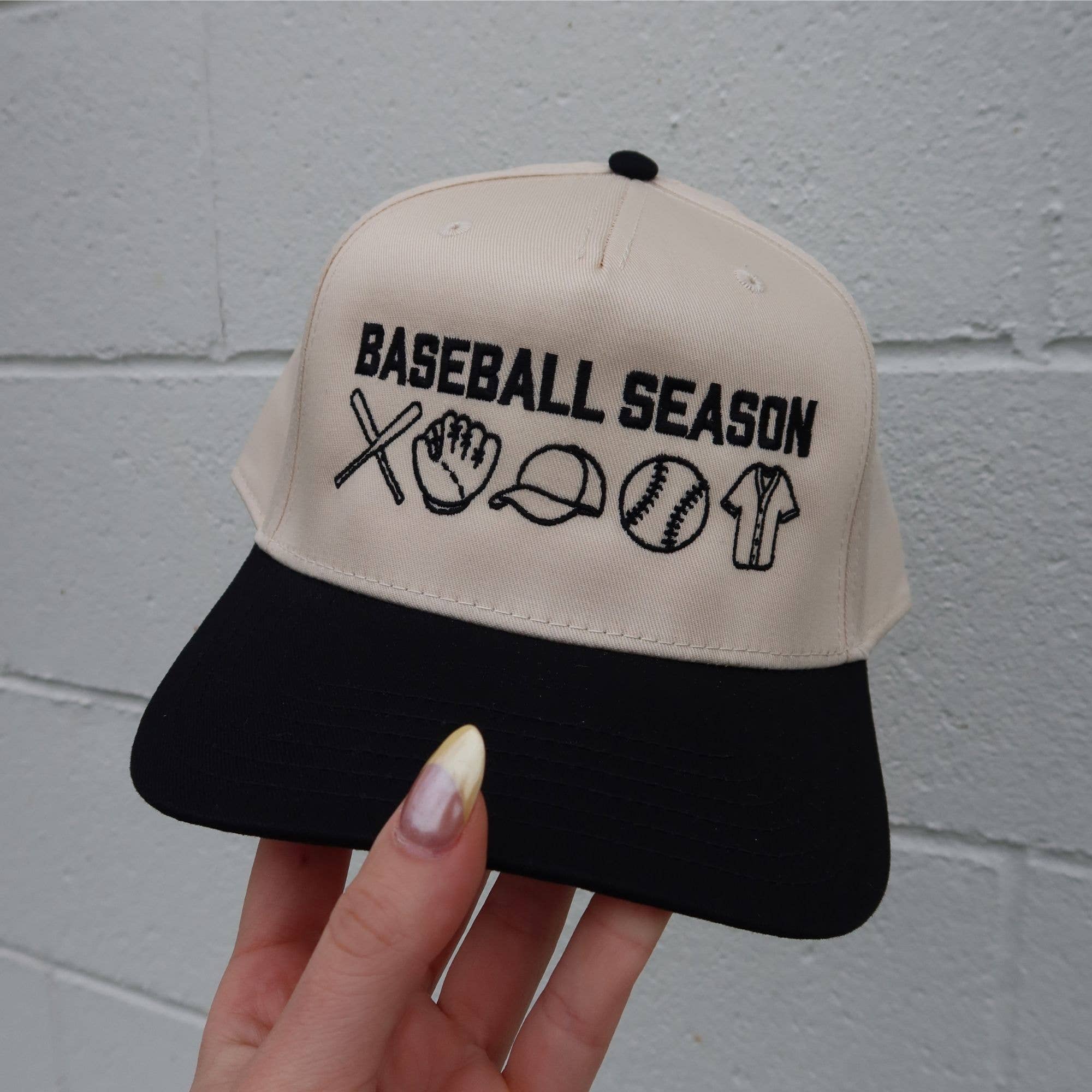 Baseball Season Charms Vintage Trucker Hat