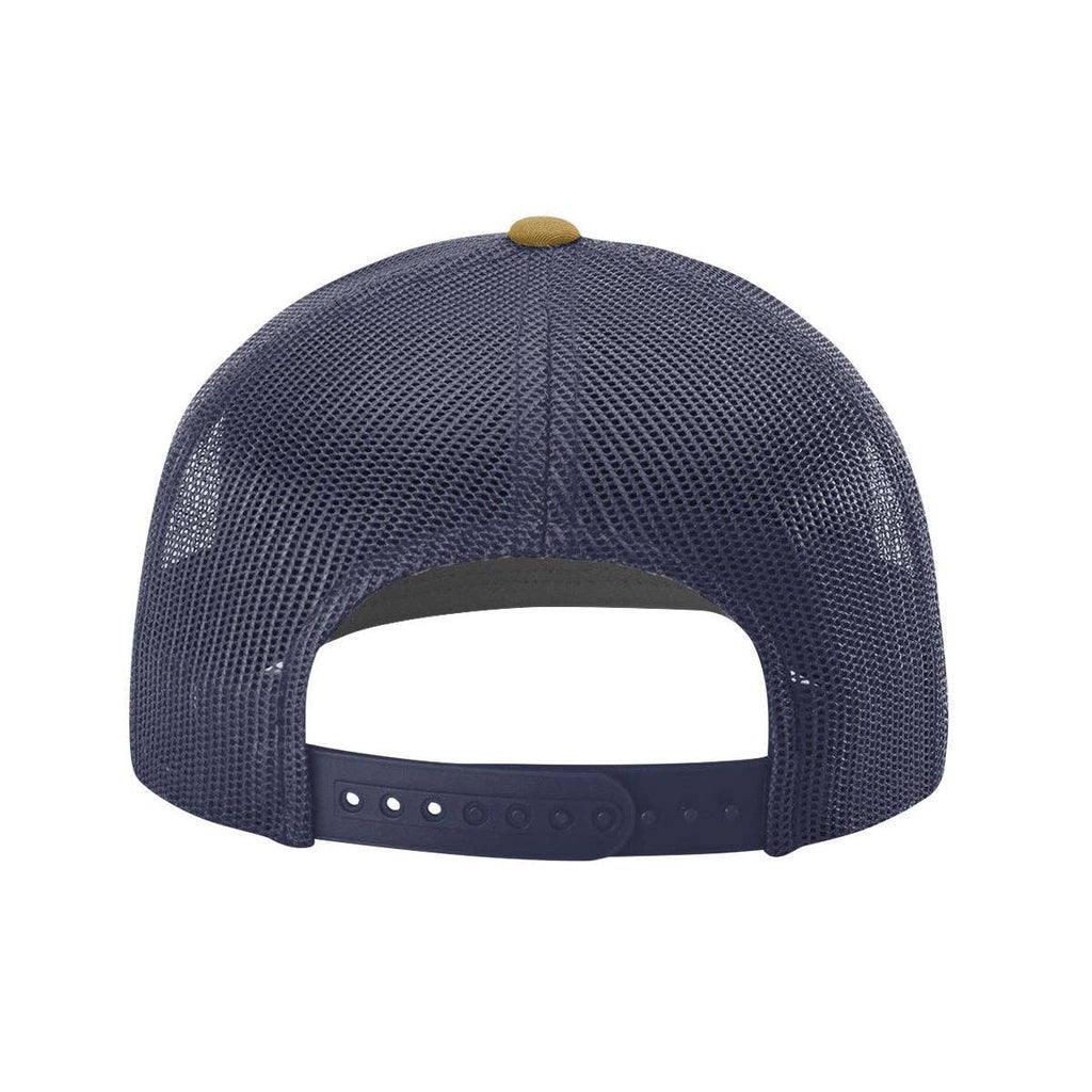 Richardson 112 Classic Premium Trucker Hat, Snapback Cap: Black/White