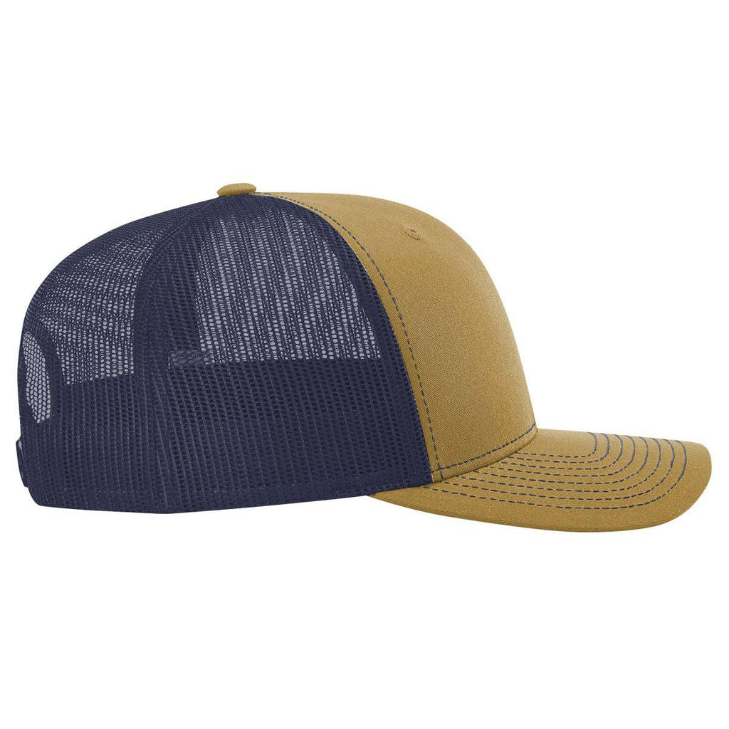 Richardson 112 Classic Premium Trucker Hat, Snapback Cap: Black
