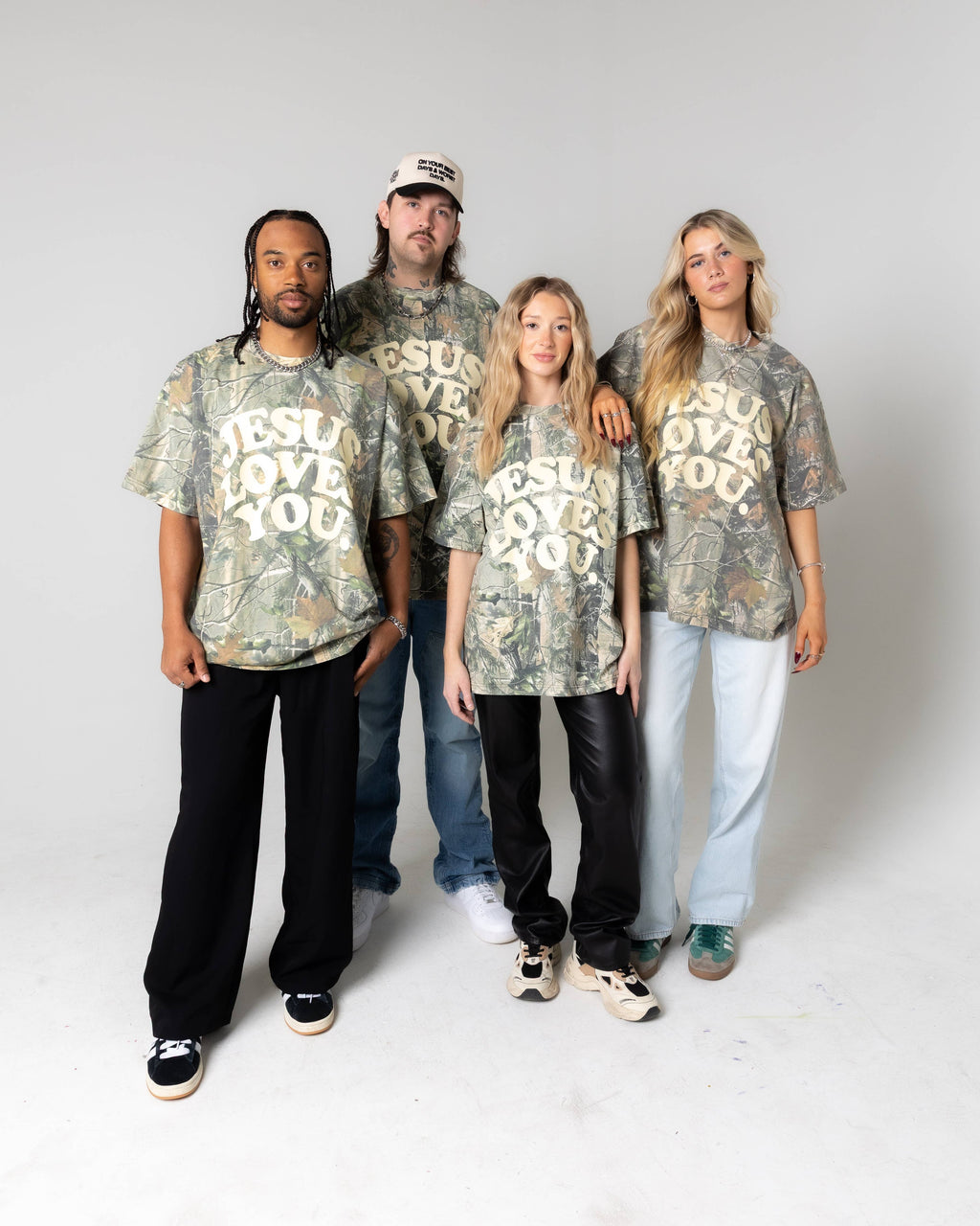 Heavyweight Camo Tee || Oversized L