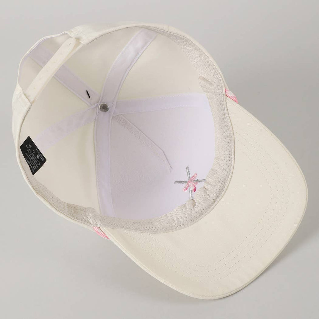 Golf Clubs with Ribbon Embroidered Trucker Hat: Green / ONE SIZE