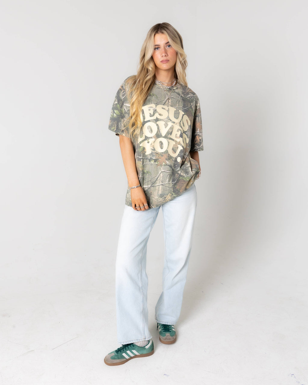 Heavyweight Camo Tee || Oversized L