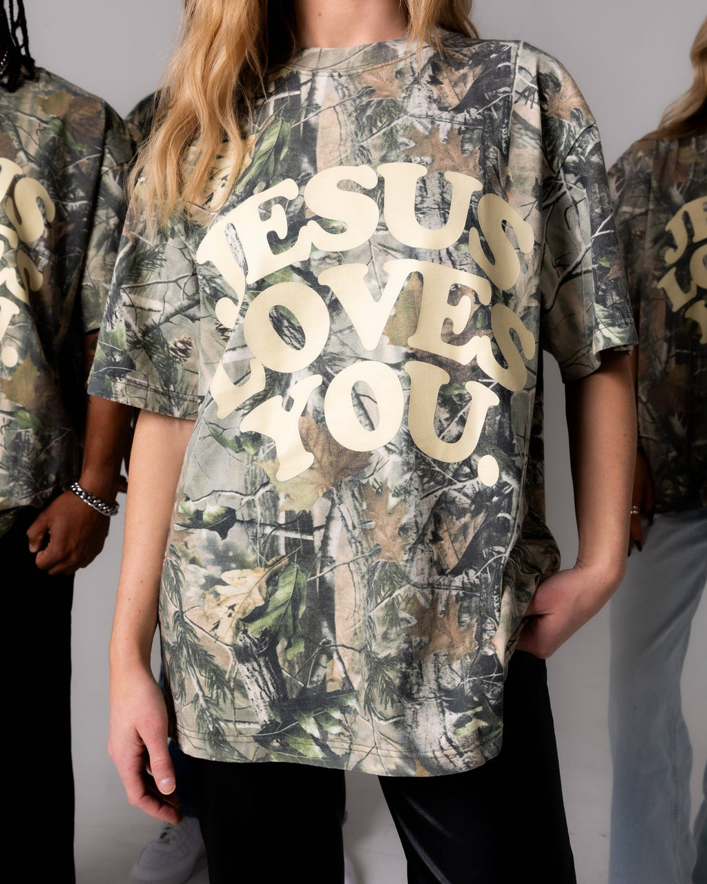Heavyweight Camo Tee || Oversized L